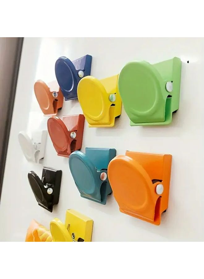 Color Mixing 3 Pcs Magnetic Clips Set Durable PC Material Organizer For Papers Photos Notes - Image 2